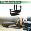 Motorcycle Aluminum Alloy Black 2 x Hand Grips Covers