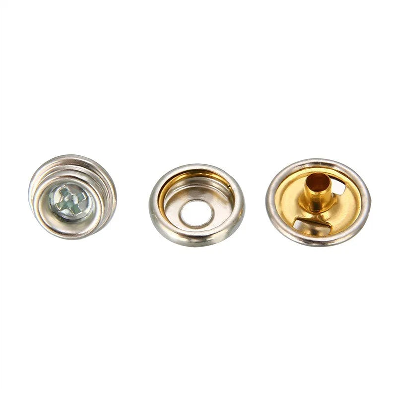 Canvas Boat Canopy Cover 152pcs / Stainless Steel Snap Fastener