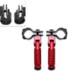 Universal Models Motorcycle Rearsets Red Footrest Pegs