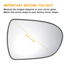 Hyundai i40 Right Side Heated White Mirror Glass (2012-2020)