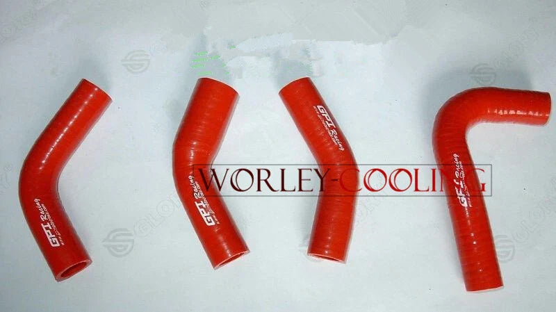 Yamaha RD350 RZ350 (1973-1999) RED Silicone Radiator Hose Kit