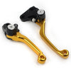 YAMAHA WR 250F WR 450F Gold Pivot Brake Clutch Levers (2001-2016)