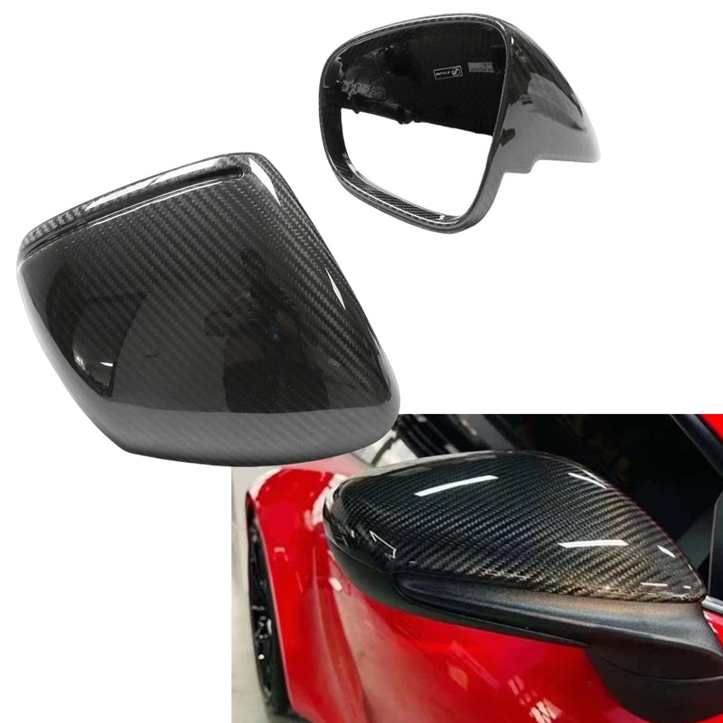 Porsche 992 911 Dry Carbon Fiber Rearview Mirror Covers (2019-2023)