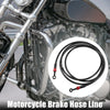 Motorcycle Braided Line Clutch Tube 240cm Black 28 90 Brake Hose
