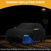 Toyota RAV4 Waterproof Car Cover with Door Zipper 210D Oxford Cloth Black