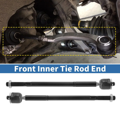 2 x Front Inner Tie Rod End Links for Toyota Matrix (2009-2014)