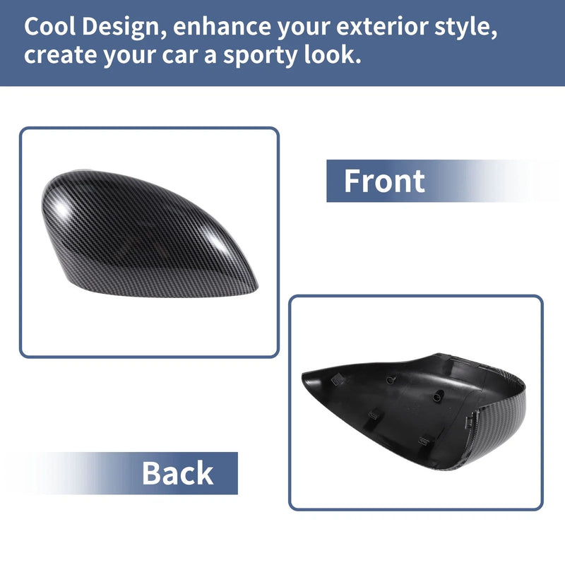 Ford Fiesta Left Right Mirror Cover Caps (2008-2017)