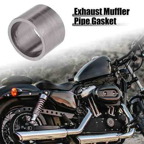 Motorcycle Exhaust Muffler Pipe Gasket Graphite Seal Ring / 35mm ID 42mm OD