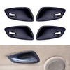 BMW 3 Series E90 (2005-2012) Black 4 x Inner Door Handle Bowl Covers