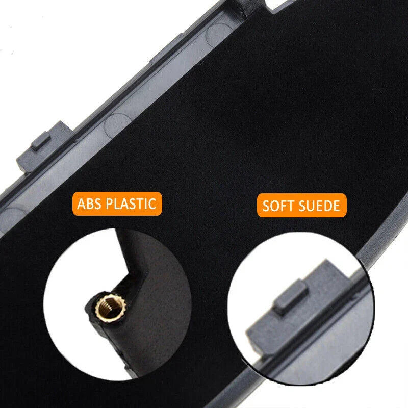 Porsche 911, Boxster, Cayman Sun Visor Mirror Cover Black (1997-2012)