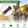 Grips 7/8" 22mm Handlebar Grips Cover Kit Red Curve Pattern