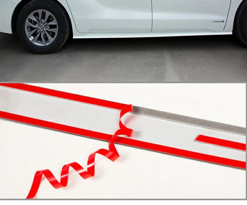 Toyota Sienna Chrome Window Center BC Pillar Cover Trim (2021–2024)
