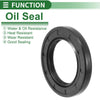 Make Model Oil Seal / 35x55x7mm / NBR Rubber Black 5 Pcs