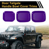 Jeep Gladiator JT (2020-2024) Purple Exterior Door Handle Bowl Cover Trims