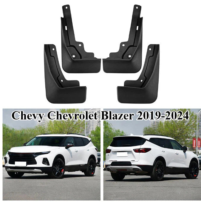 Chevrolet Blazer 4X Molded Splash Guards Mud Flaps Fender (2019–2024)