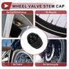 Car Mini Bullet Style Tire Valve Stem Caps Dust Covers Black (All Years)