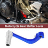 Honda CRF110F Folding Shifter Lever Blue Silver Tone (2013–2018)