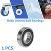 Make Model Deep Groove Ball Bearings 45x100x25mm 1 Pcs Silver Tone