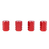 Car Truck SUV Bike 4 x Durable Aluminum Tire Valve Air Dust Cover Caps