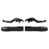 Honda CBR1000RR Black Extendable Brake Clutch Levers Grips Set (2004-2023)