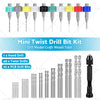 DIY Model Craft Wood Tool 59Pcs Mini Twist Drill Bits Set