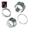 Honda Sportrax 300 / 400 TRX300EX / TRX400EX Axle Lock Jam Sleeve Nut Clip Kit