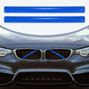 BMW F25 X3 Blue Front Grille Insert Stripes (2011-2018)