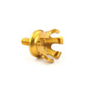 Harley Imperial Crown Aluminum Rear Seat Bolt Tab Gold Screw Mount