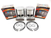 YAMAHA RD350 1. 1.00mm O/S FORSETI Piston Set with 65mm Rings & Pins (73-75)