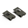 Various Makes & Models M5 Galvanized Snap Nuts 2 x Trim Clamps