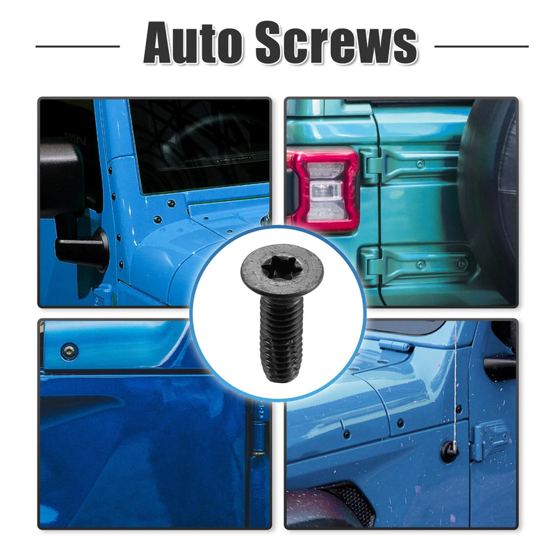 Jeep Wrangler CJ7 YJ TJ Tailgates 10 x Torx Screws (1976-2006)