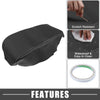 Dodge Charger (2008-2010) Black White Stitches Console Armrest Cover