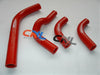 Honda CRF250 CRF250X CRF250R RED Silicone Radiator Hose (2004-2009)