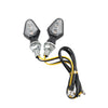 Honda Suzuki 8MM Motorcycle Turn Signal Light Mini Indicator Amber Lamp