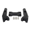 Harley 1'' Handlebar Black 6'' Pullback Handlebar Risers Clamp