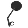 Motorcycle Rearview Mirror 75mm Round Shaped Motorcycle Black