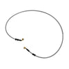 Motorcycle 140cm Brake Clutch Oil Hose Line Silver Tone
