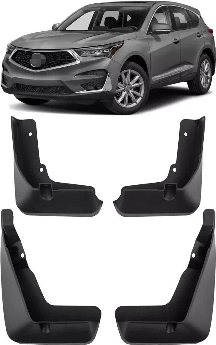 Acura RDX 4PCS Front & Rear Splash Guards Mud Flaps Fender (2019–2024)