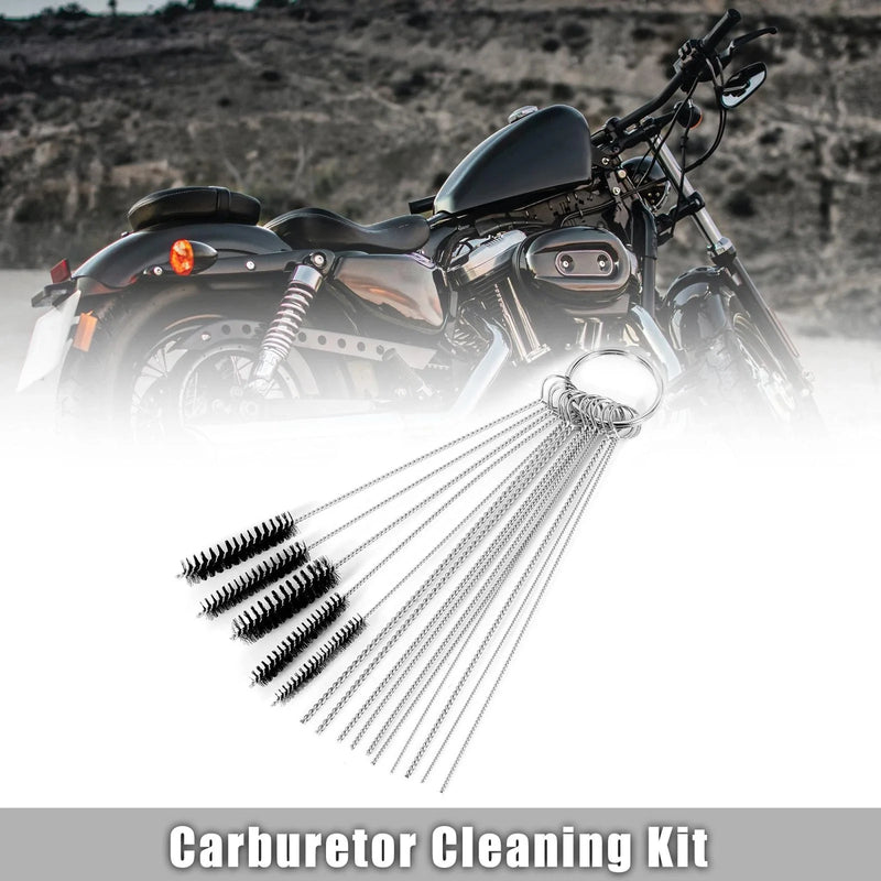 Motorcycle Carburetor Cleaning / 10 Needles, 5 Brushes