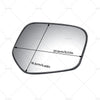 Mitsubishi Triton Front Right Side Mirror Glass w/ Back Plate (2006-2015)