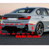 For BMW G20 330i M340i 2023+ Carbon Fiber Rear Bumper Winglet Extension