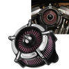 Harley M8 Trike (2017-2021) Black White Red Air Cleaner Intake Filter