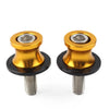 KAWASAKI ZX6R (1998-2011) - Gold Pair 10mm CNC Swingarm Spools
