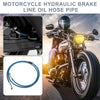 Motorcycle 55.12" 10mm Motorcycle Hydraulic Brake Line Blue