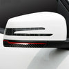 Benz W204 W212 GLA Carbon Fiber Door Mirror Stripe Trim (2010-2019)