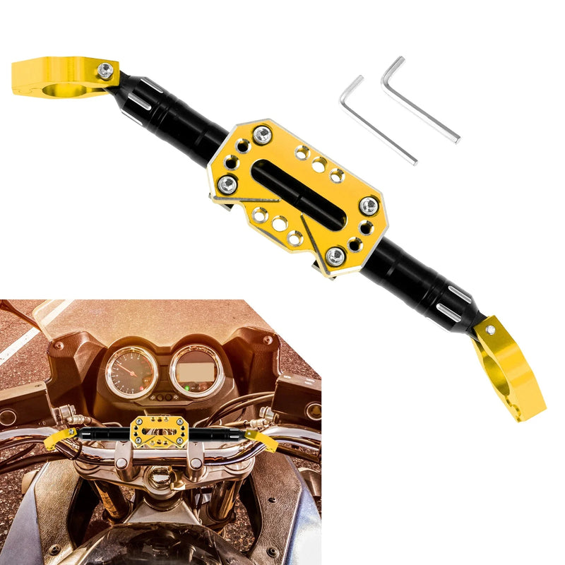 Motorcycle Bracket / 260mm / Handle Bar Extender Gold Tone