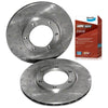 Patrol MQ MK GQ Slotted Drilled Front Disc Brake Rotors + 4x4 Pads