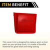 Jeep Wrangler JL JLU 2018-2024 Red Tail Light Cover Trim