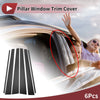 Toyota LC 4700 / FJ80 / 100 Door Pillar Window Trim / 6 Pcs / Carbon Fiber