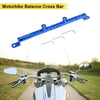 Motorcycle Balance Cross Bar 10mm/0.39" Dia Handlebars Blue